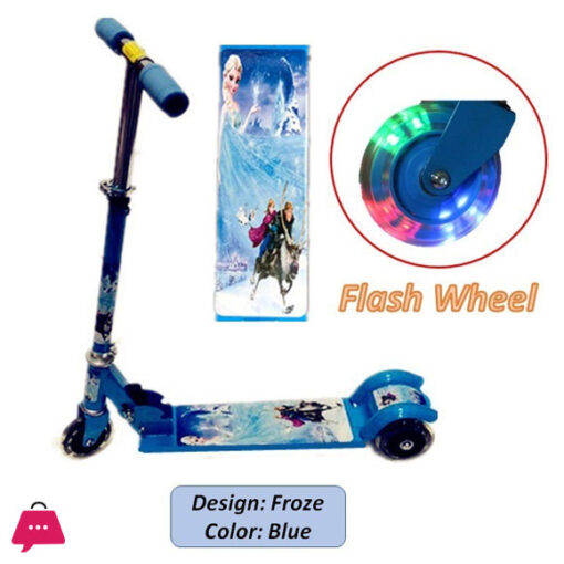 Frozen Flashing Wheel Scooty