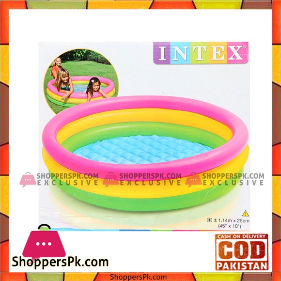 intex inflatable baby pool