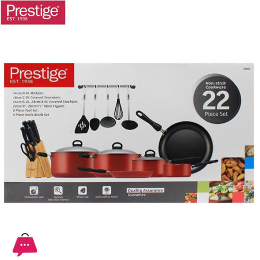 Prestige Non-Stick Cookware Set of 22 Pieces - 20965