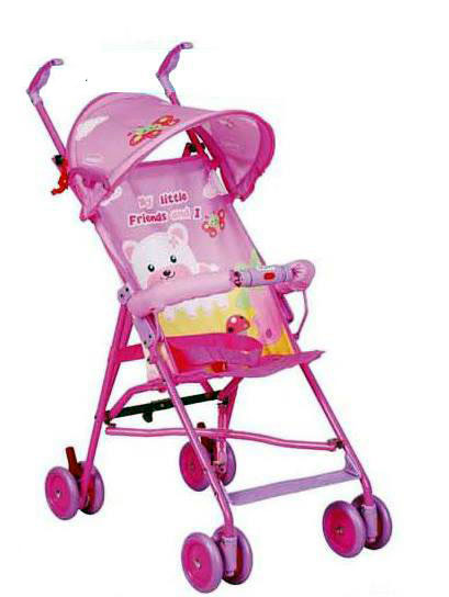 Pink Bear Baby Stroller Price in Pakistan.jpg