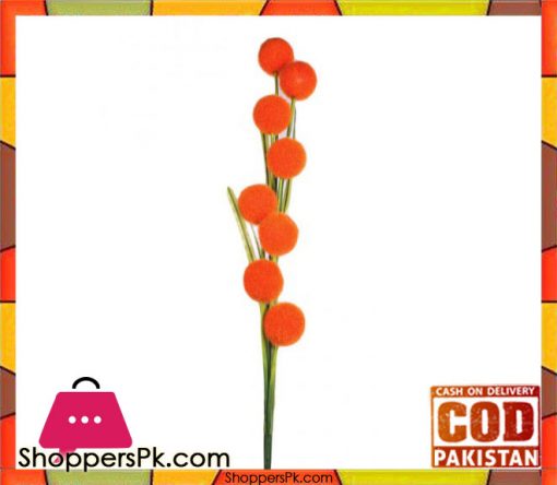 The Florist Orange Artificial Ball on Stick - FL109