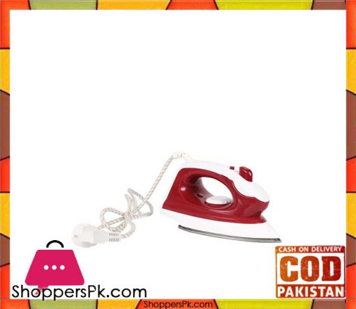 Jack Pot JP-14 - Automatic Dry Iron - Red & White (Brand Warranty) - Karachi Only