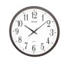 C M G430 N R06 - Value Added Wall Clock - Brown