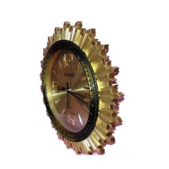 Golden Wall Clock