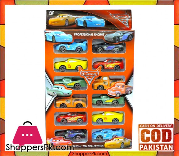 Cars Professional Collection Toy Car For Kid -12 Pieces in One Pack in ...