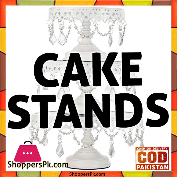 White Plastic Cake Stand Online in Pakistan