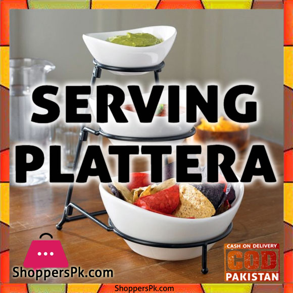 White Serving Dish Set of 03 Price in Pakistan