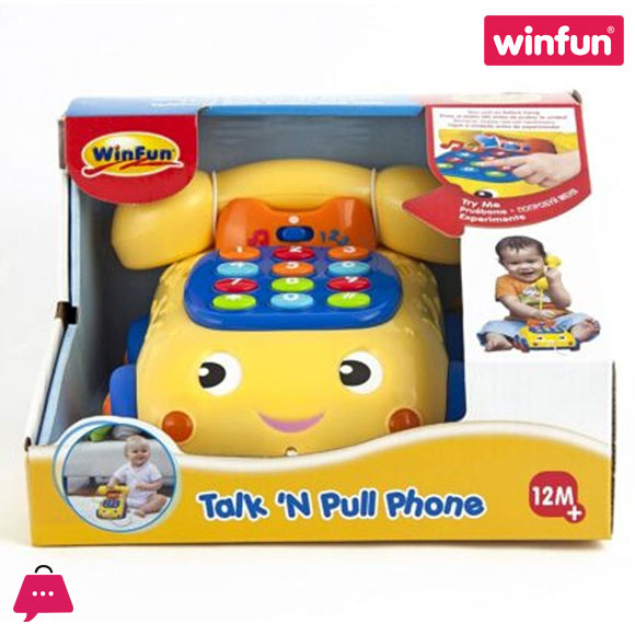 Winfun Win-Talk N Pull Phone Multi Color - 0663-01