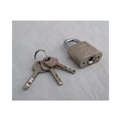 50 MM Padlock With 3 Keys - Silver