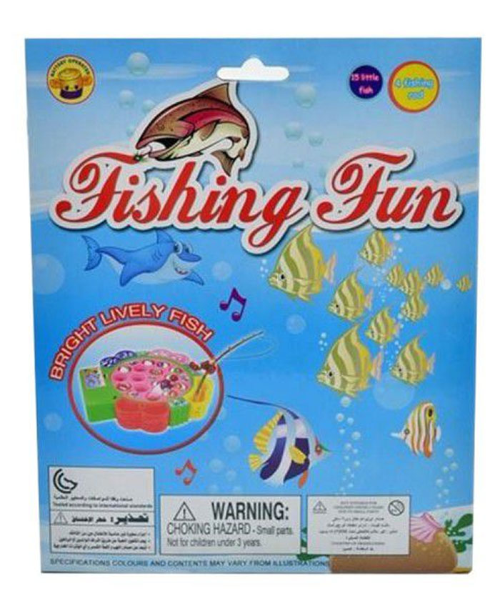 Fishing Fun Fishing Game 15 Fishes and 4 Rods in Pakistan