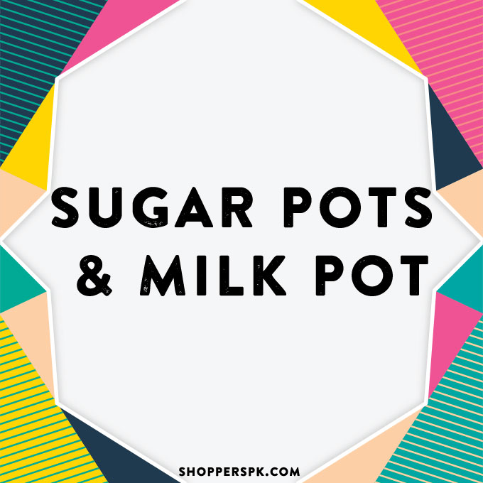 Sugar Pots &amp; Milk Pot