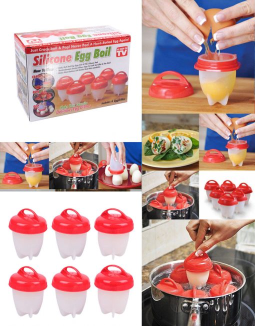 Silicone Egg Boil Set Of 6 In Pakistan