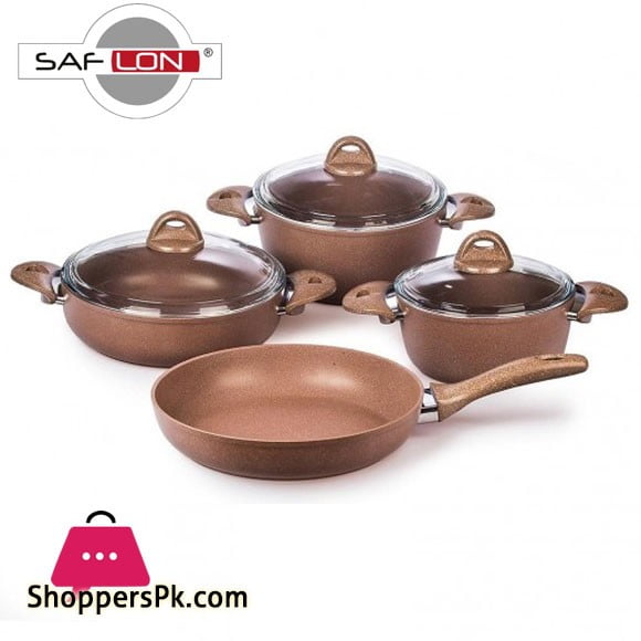 Saflon Granite Cookware Set - 7 Pcs Turkey Made