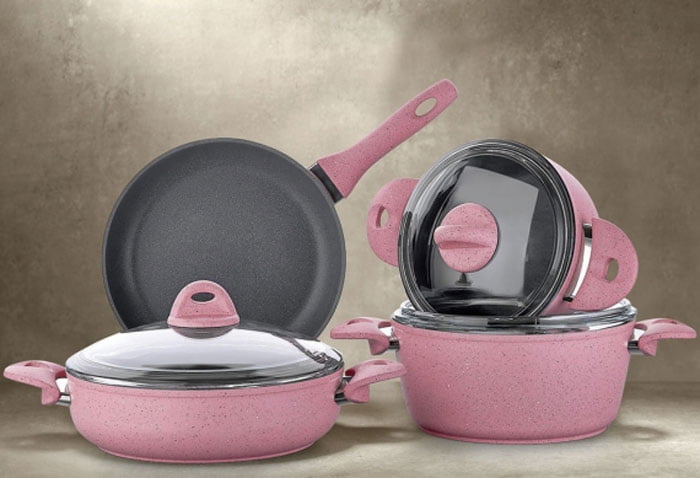 Buy Saflon Granite Cookware Set - 7 Pcs Turkey Made at Best Price in ...