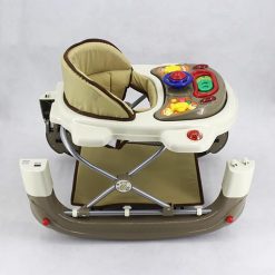 WALKER WITH ROCKER KHAKI BROWN T1078H Babyace 2 IN 1 Multi-Function Baby Walker T1079 Taiwan Made