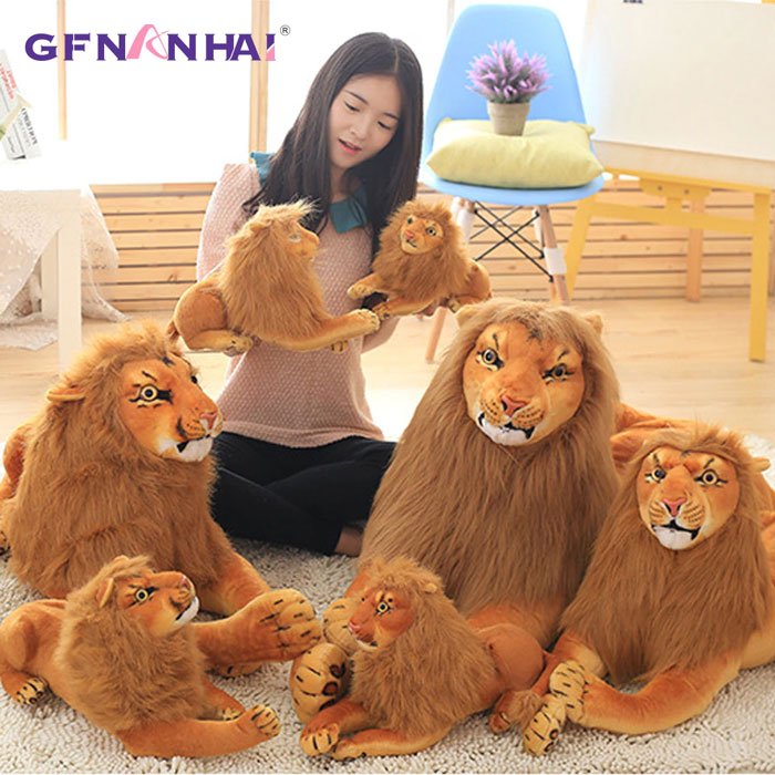 Cute Soft Stuffed Animal Lion Plush Toy for Children - 58 Inch