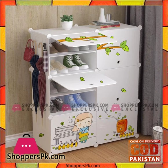 Buy Creative Storage Multi Purpose Shoes Rack Cabinet With Hook 24 Pair Shoe At Best Price In Pakistan