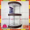 Kitchen Rack 3 Tier Corner Shelf Wall Mounted