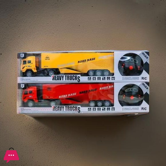 Remote Control Container Truck Toy for Kids – RC Road Race Cargo Truck in Pakistan