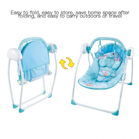 Baby Indoor Swing Infant Electric Intelligent Remote Control Swing ...