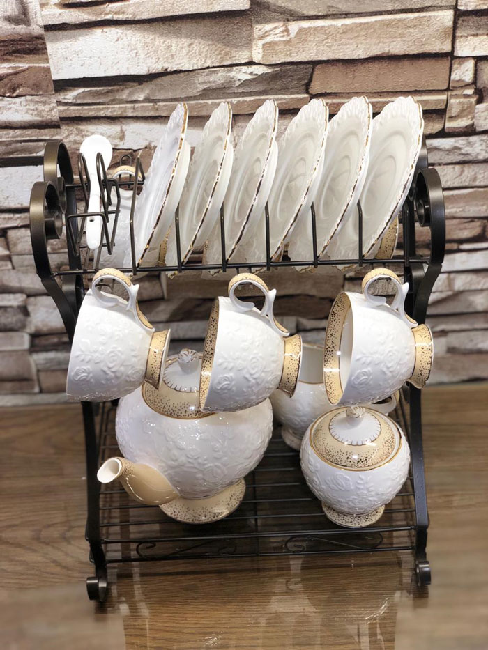 High Quality 21 Tea Set With Stand