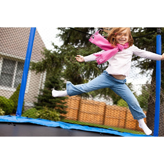 jump slider trampoline slide