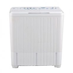 Haier HWM100BS Semiautomatic Top Load Washing Machine 10 kg Milky White & Grey