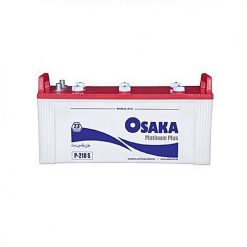 Osaka Batteries PLATINUM P210 S 23 Plates Acid Battery White