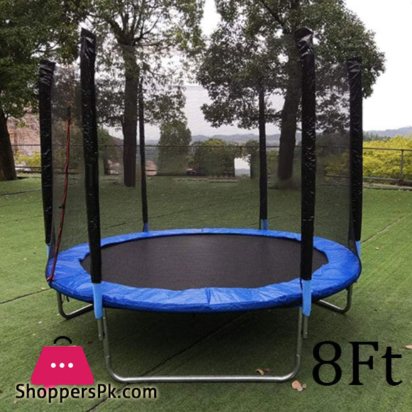 High Quality Fun Fit Garden Trampoline 8 Feet Outdoor Trampoline with Net