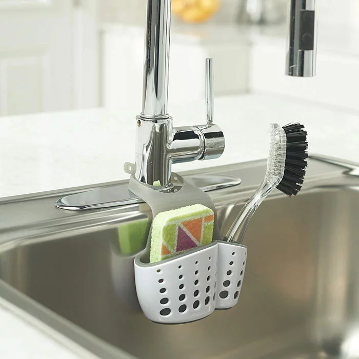 Silicone Kitchen Sink Caddy Sponge Holder