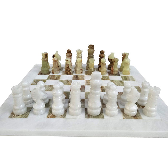 Handmade 16inch Marble Chess Board Game Set