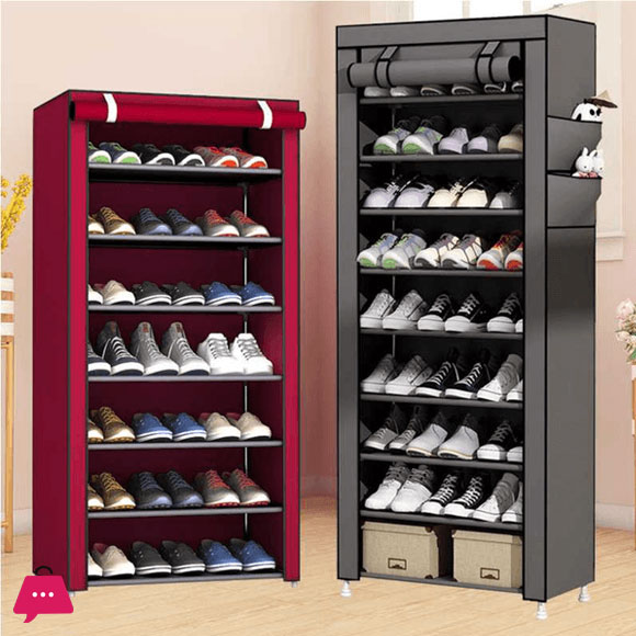 Multi-Layer Simple Shoe Rack Dust-Proof Storage Shoe Cabinet Multi-Layer Shoe Rack