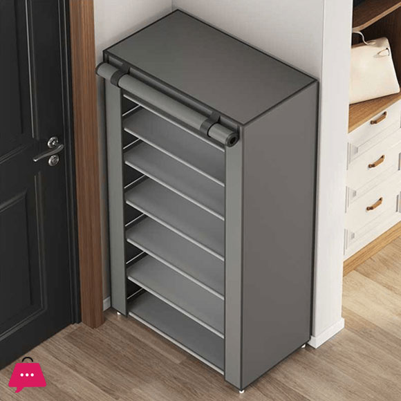 Multi-Layer Simple Shoe Rack Dust-Proof Storage Shoe Cabinet Multi-Layer Shoe Rack