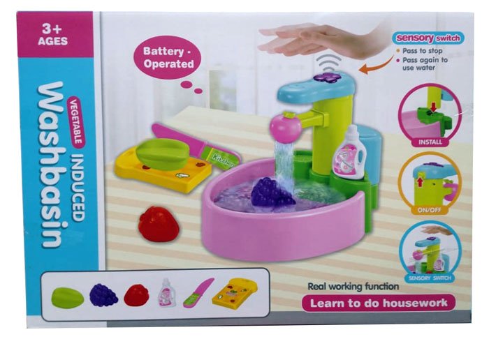 Buy Simulation Sink Toy Real Working Function Induction Play House Set Kitchen Sink Toy At Best Price In Pakistan