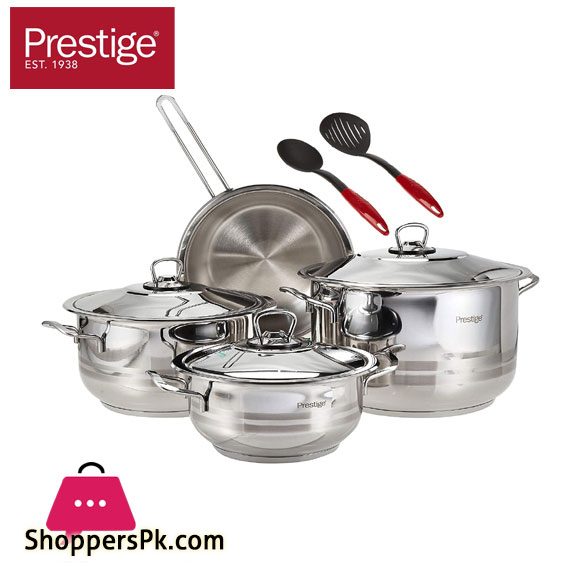 Prestige Stainless Steel Cookware 9Pcs Set - 7001