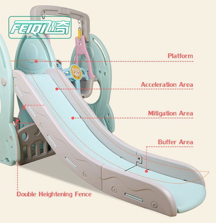 Indoor Kids Slide with Swing LHJ03 0-10 years