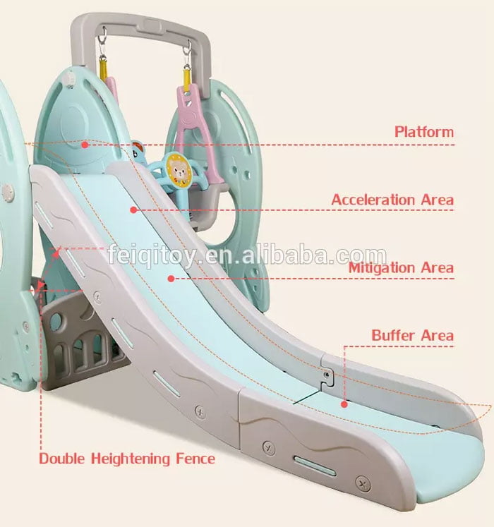 Indoor Kids Slide with Swing LHJ03 0-10 years