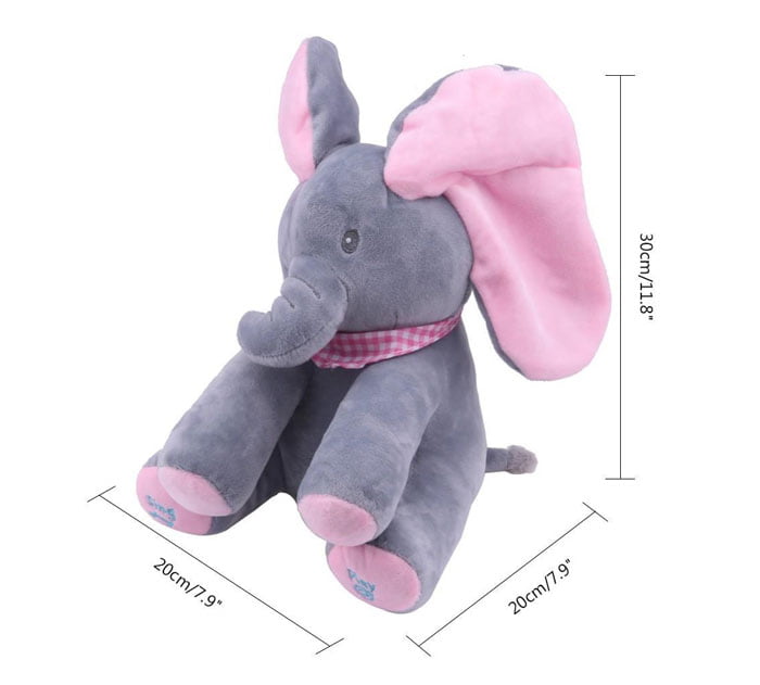 musical elephant soft toy