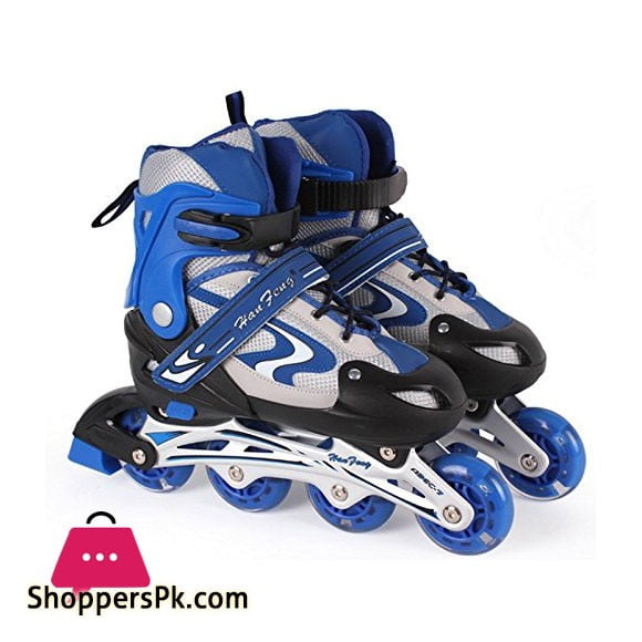 blue skate shoes