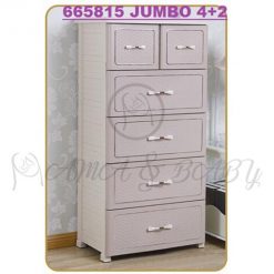 4+2 JUMBO DRAWERS ALPACA ASH 665815