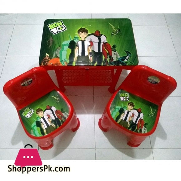 Buy Kids Plastic Table 2 Chairs Set At Best Price In Pakistan