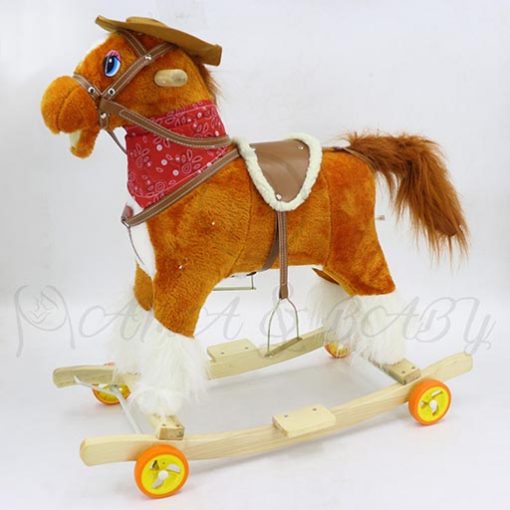 ROCKING HORSE WITH WHEEL MEDIUM 01+M-in-Pakistan