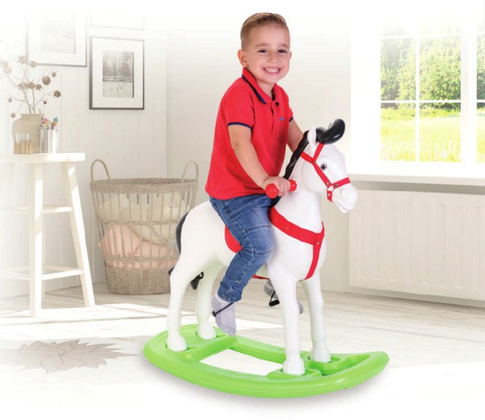 Buy Pilsan Baby Rocking Horse with Stirrups and Handle Duldul Horse ...