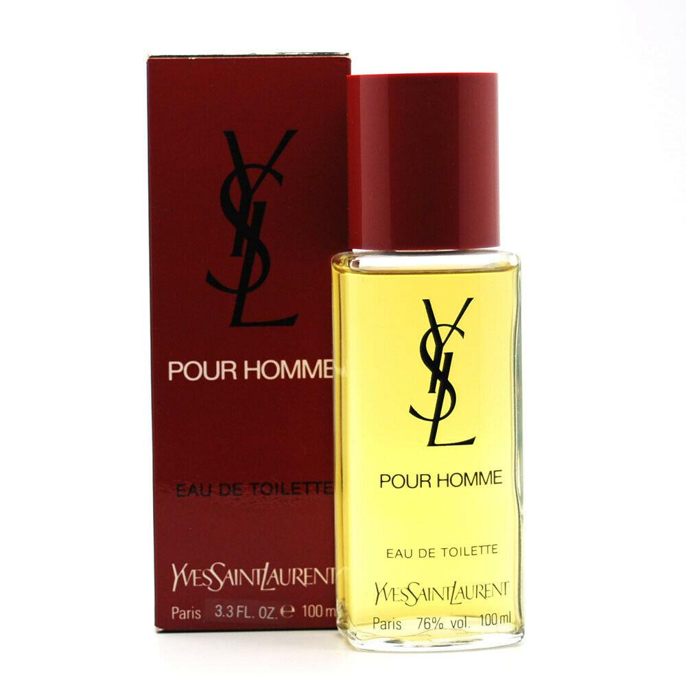 YSL Pour Homme by Yves Saint Laurent 3.3 oz, Eau De Toilette SPLASH for ...