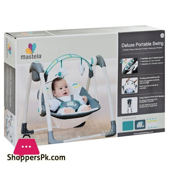 mastela deluxe portable swing price