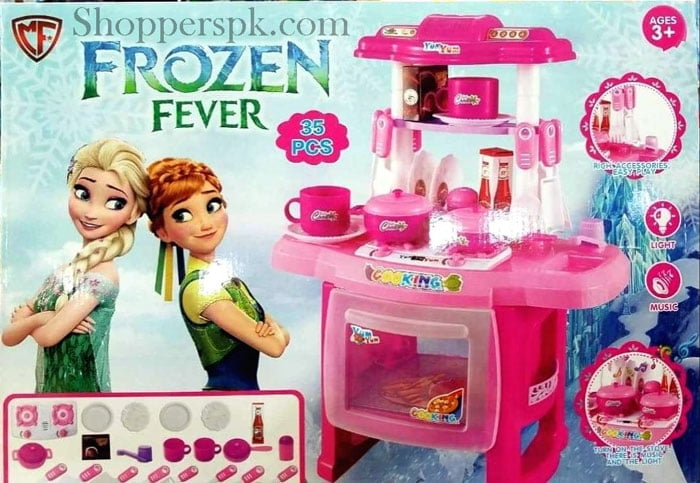 barbie frozen kitchen set