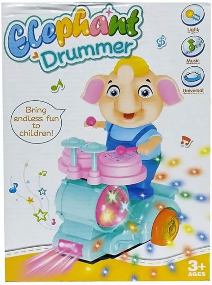 elephant drummer toy