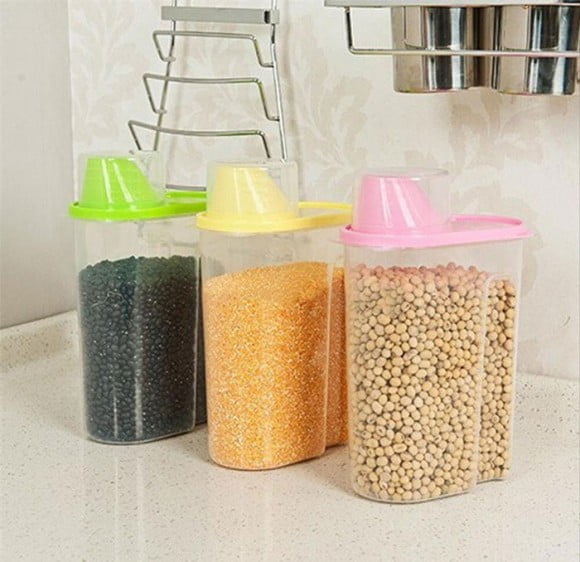 Cereal Grain Bean Rice Container Box ( Large ) ( 2.5-liter ) in Pakistan