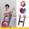 Foldable Children Kid Toilet Trainer Ladder Potty Seat