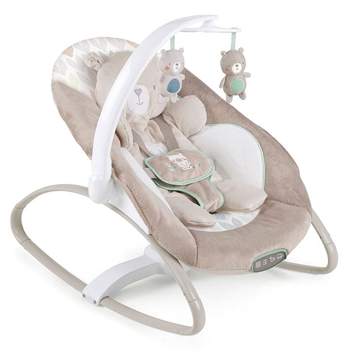 Ingenuity Smart Size Gliding Swing & Rocker, Taylor Teddy 10639